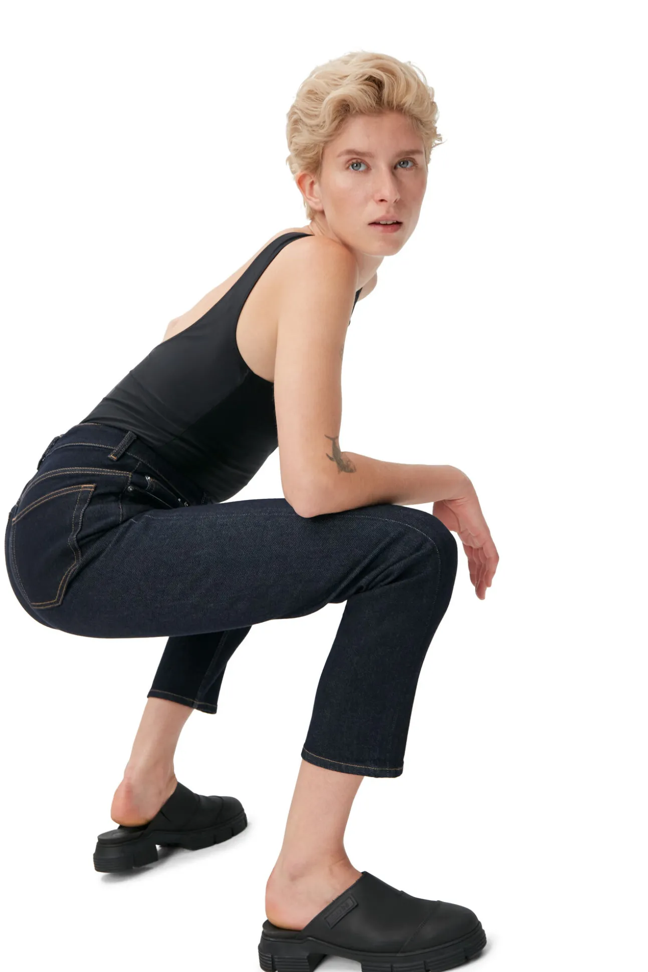 Best Sale GANNI Cutye Jeans Indigo