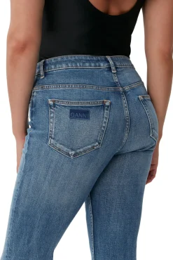 Store GANNI Cutye Jeans Mid Blue Vintage