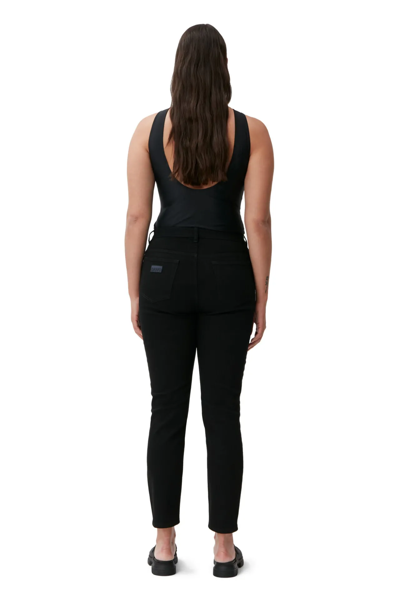 Outlet GANNI Cutye Jeans Black/Black