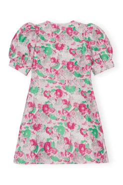 Best GANNI 3D Jacquard-Minikleid Sugar Plum