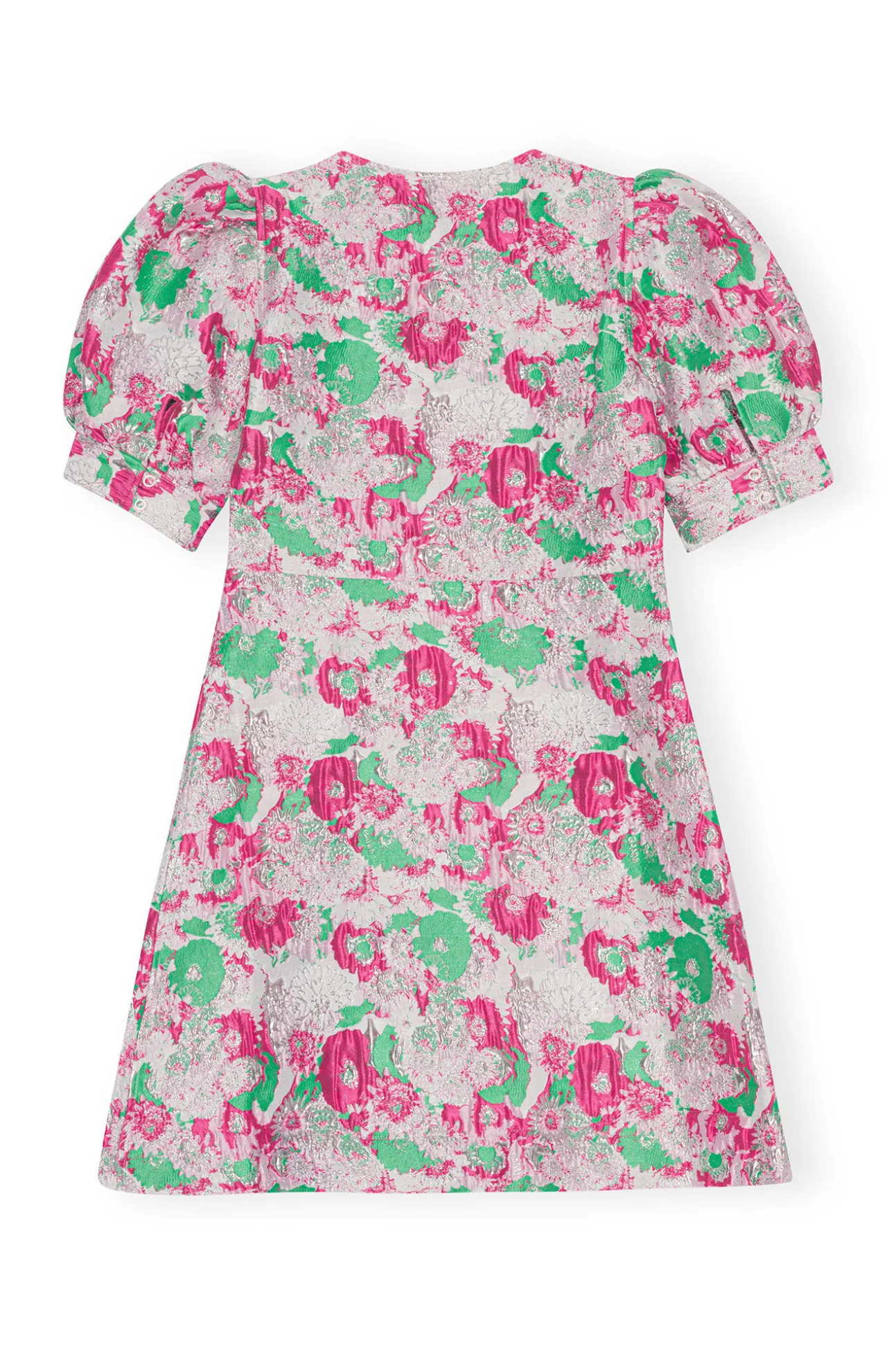 Best GANNI 3D Jacquard-Minikleid Sugar Plum