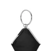 Cheap GANNI Diamond-Bangle-Clutch Black