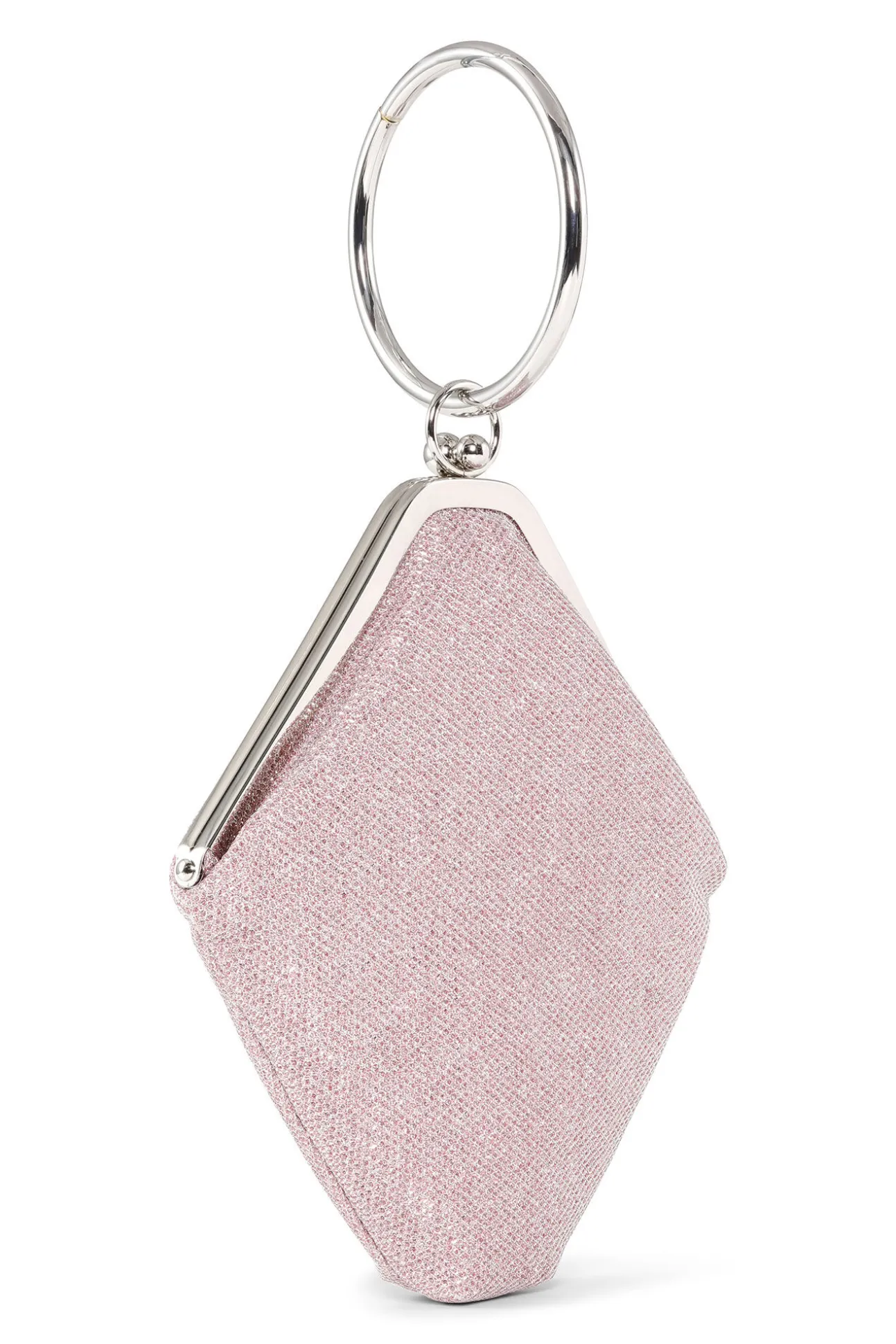 Best Sale GANNI Diamond-Bangle-Clutch Light Lilac