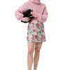 Best GANNI 3D-Jacquard-Minirock Sugar Plum