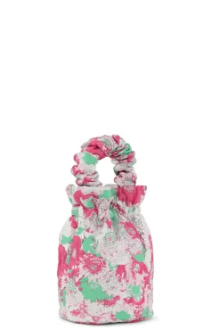 Flash Sale GANNI 3D-Jacquard-Tasche Mit Henkel Fur Besondere Anlasse Sugar Plum