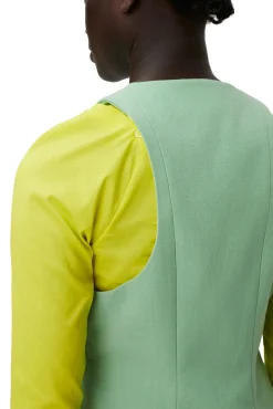 New GANNI Elegantes Minikleid Peapod