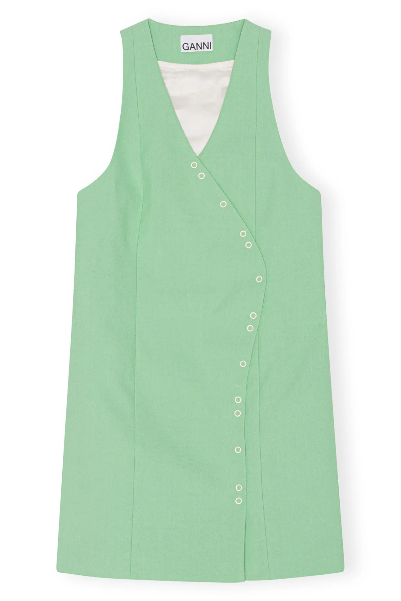 New GANNI Elegantes Minikleid Peapod