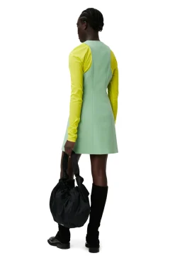 New GANNI Elegantes Minikleid Peapod