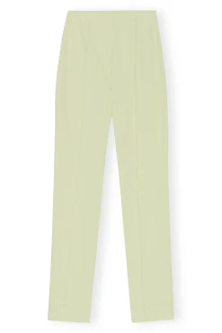 Store GANNI Enge Stretch-Anzughose Lily Green