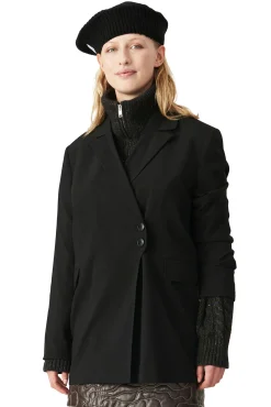 Clearance GANNI Entspannter Anzug-Blazer Black