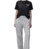 Store GANNI Entspanntes Logo-T-Shirt Black