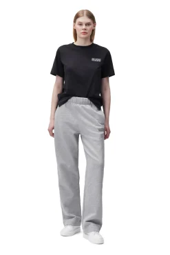Store GANNI Entspanntes Logo-T-Shirt Black