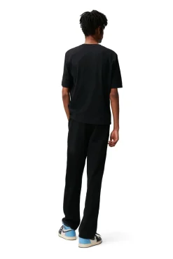 Store GANNI Entspanntes Logo-T-Shirt Black