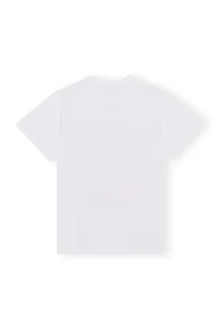 Best Sale GANNI Entspanntes Love-Bunny-T-Shirt Bright White
