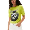 Cheap GANNI Fabrics Of The Future Dolphin T-Shirt Tender Shoots