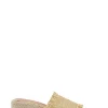 Flash Sale GANNI Farbene, Gesmokte Keil-Espadrilles Gold