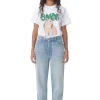 Hot GANNI Figni Jeans Light Blue Vintage