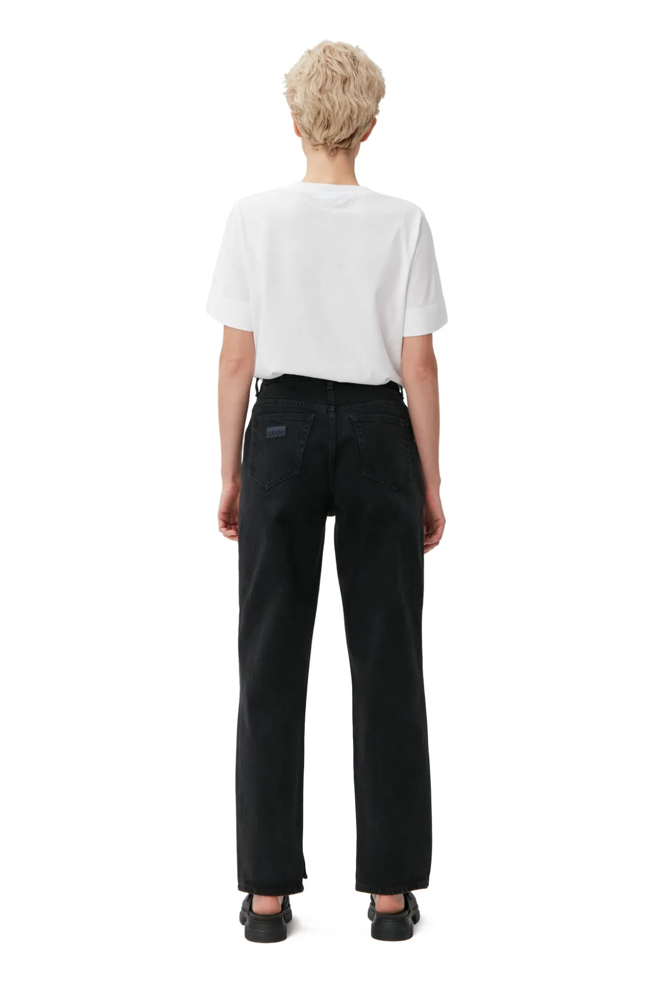 Cheap GANNI Figni-Jeans Washed Black/Black