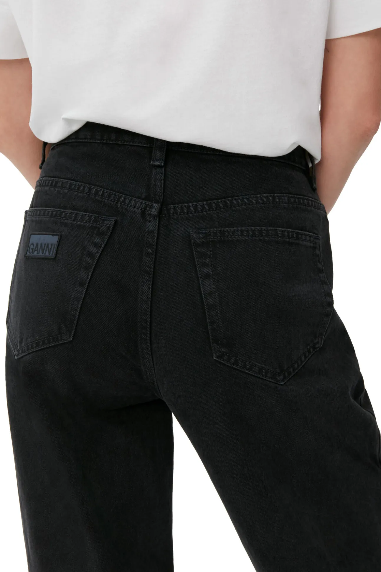 Cheap GANNI Figni-Jeans Washed Black/Black