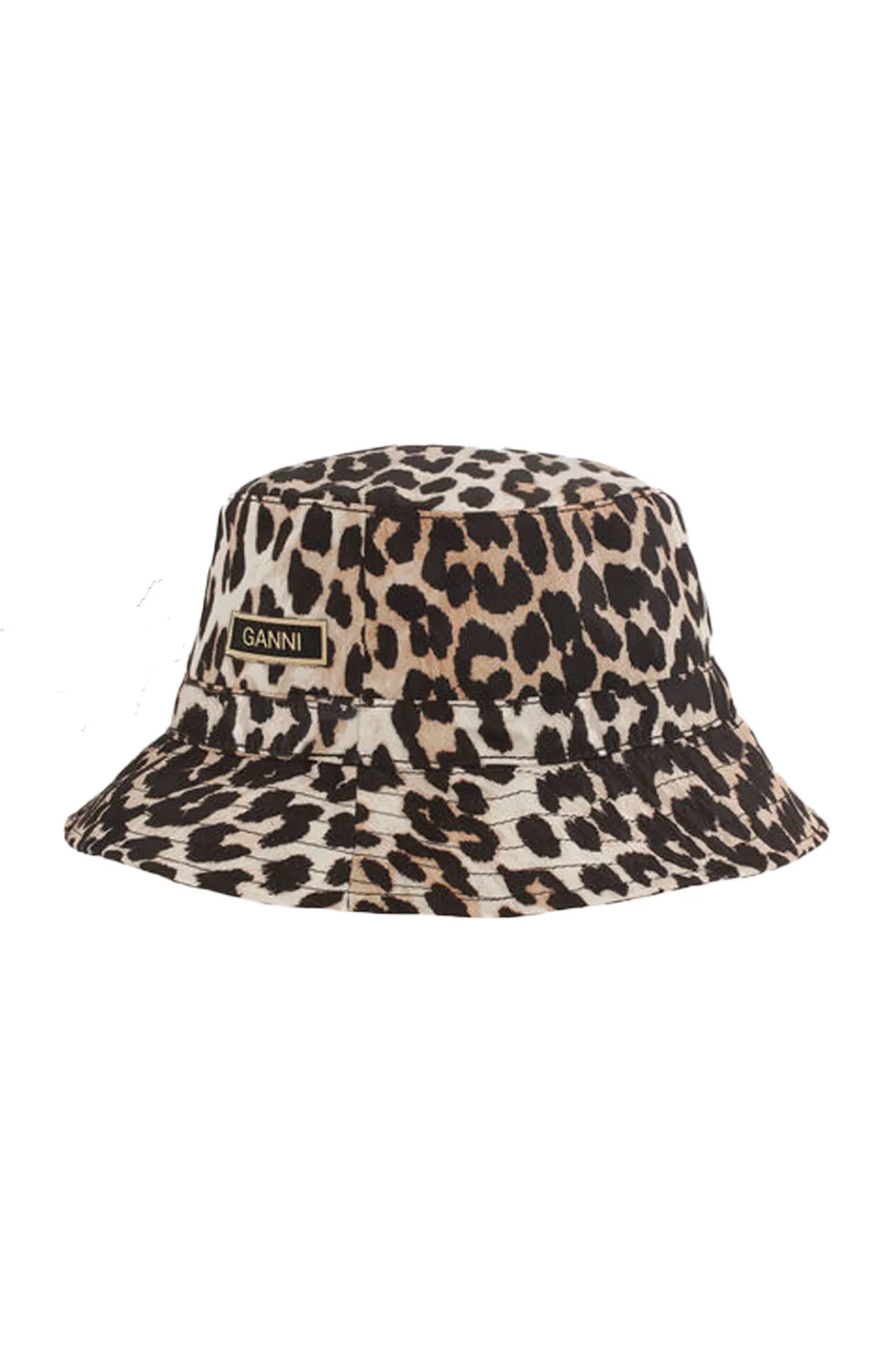 Outlet GANNI Fischerhut Leopard