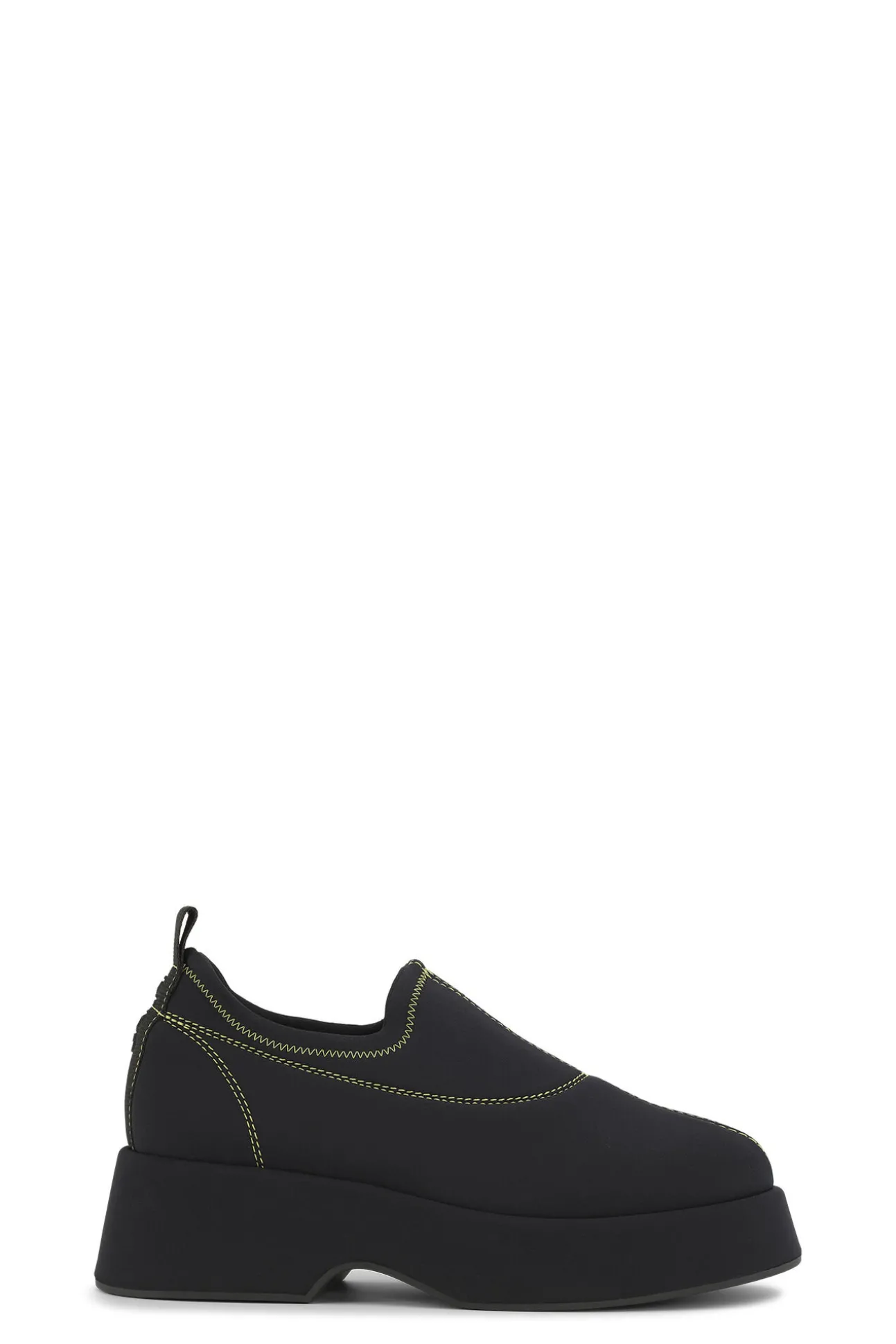 Store GANNI Flache Retro-Schuhe Black