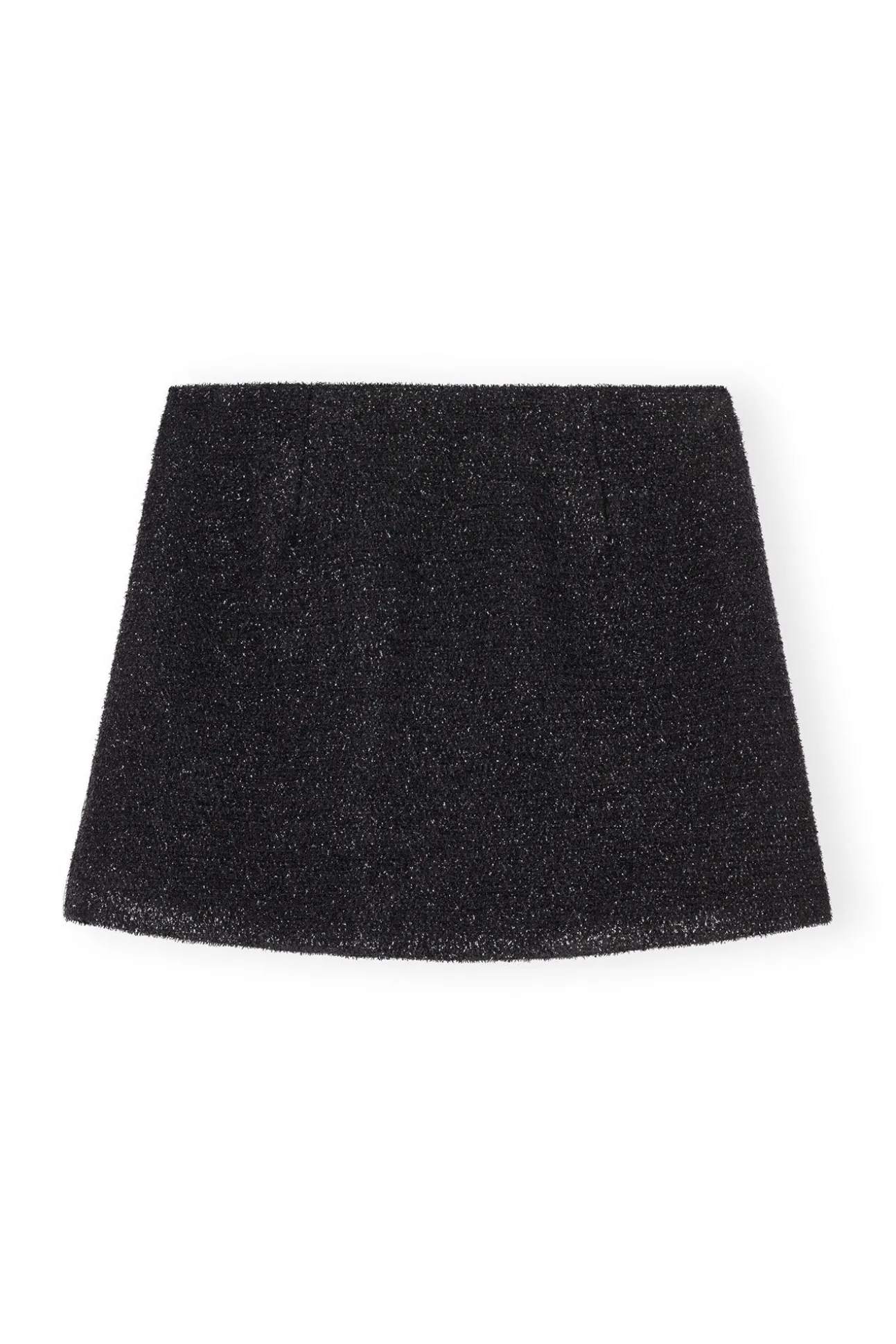 Outlet GANNI Funkelnder Minirock Black