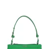 Discount GANNI Gepolsterte Baguette-Tasche Kelly Green