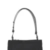 Sale GANNI Gepolsterte Mittelgrose Baguette-Tasche Black