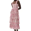 Store GANNI Gesmoktes Midikleid Aus Plissiertem Georgette Sugar Plum