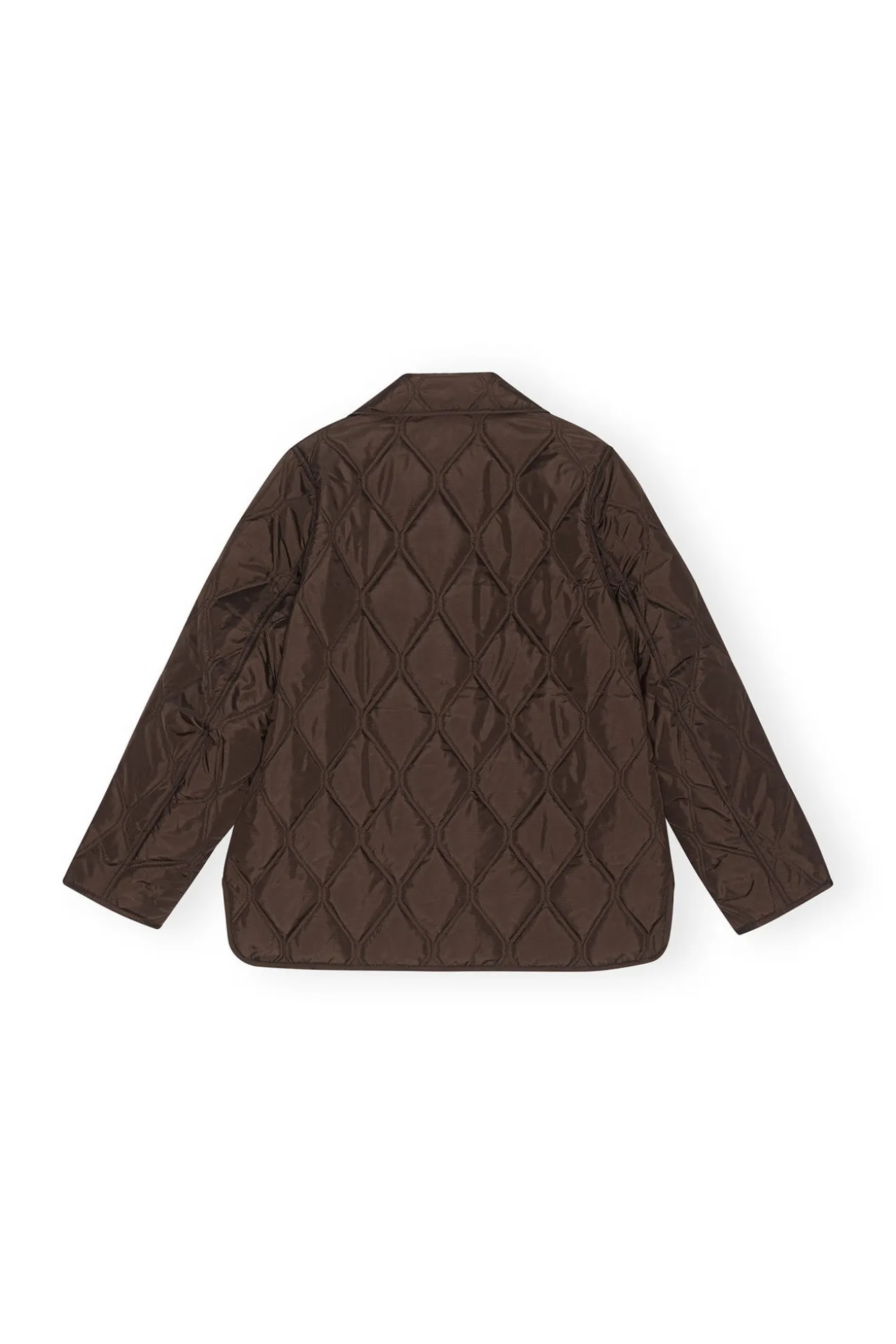 Online GANNI Gesteppte, Asymmetrische Ripstop-Jacke Mole