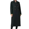 Sale GANNI Gestreifter Stretch-Mäntel Black