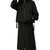 Flash Sale GANNI Glanzende Puff-Weste In Oversize-Passform Black