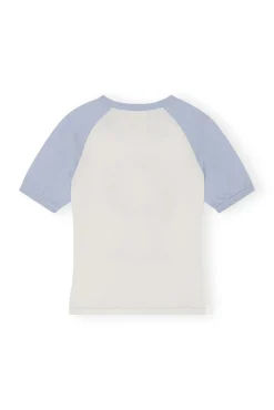 Flash Sale GANNI Grapes-Raglan-T-Shirt Egret