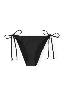 Clearance GANNI Graphic String Bikini Briefs Black