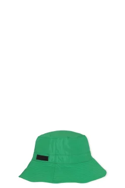 Discount GANNI Gruner Fischerhut Aus Tech-Gewebe Kelly Green