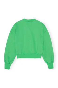 Store GANNI Grunes Butterfly-Sweatshirt Kelly Green
