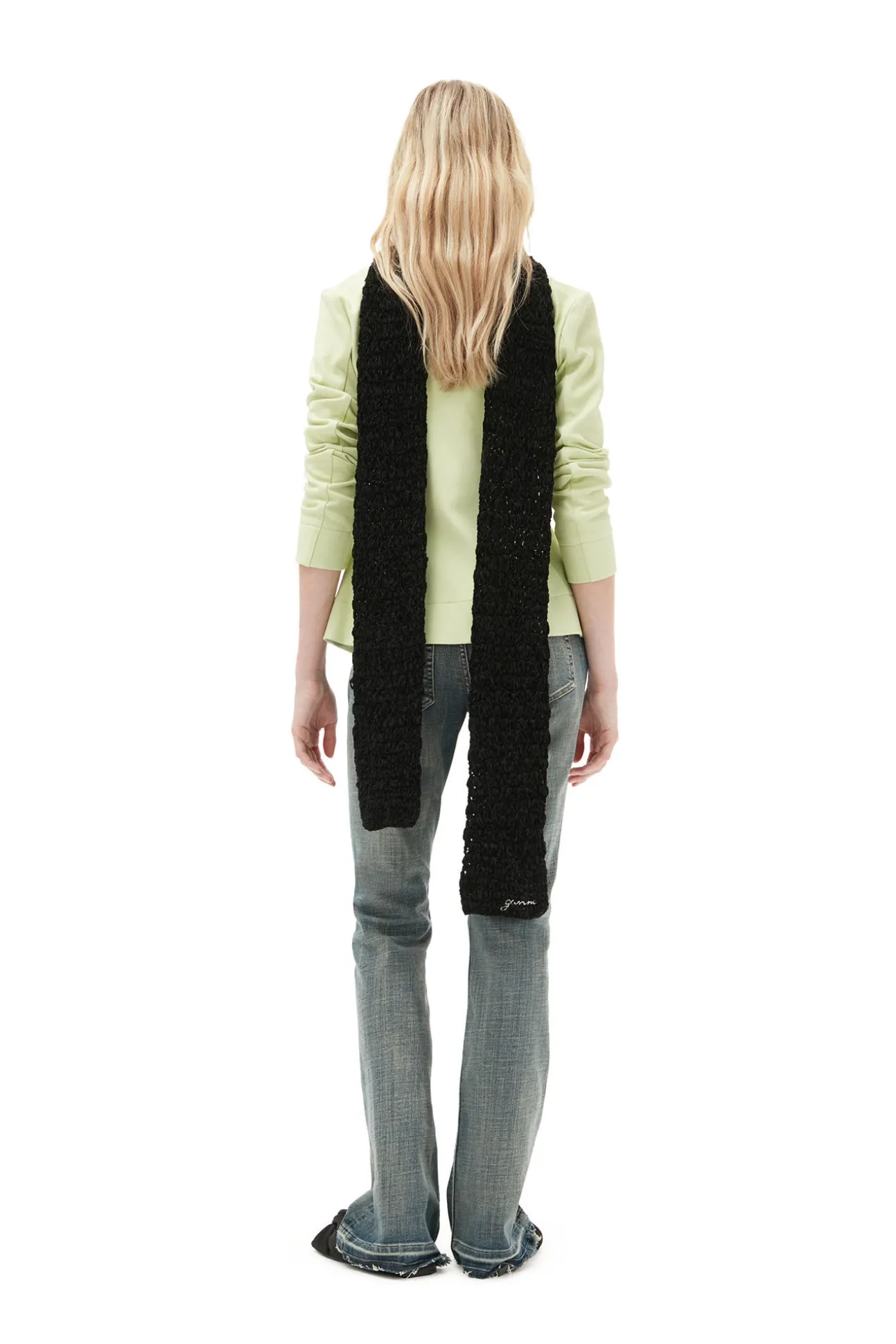 Best GANNI Hemd-Blazer Aus Stretch- Anzugstoff Lily Green