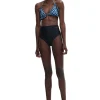 Sale GANNI High-Rise-Bikiniunterteil Black