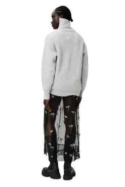 New GANNI Hochgeschlossener Pullover Mit Reisverschluss High Rise