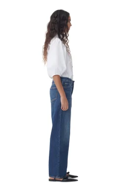 Best GANNI Izey-Jeans Dark Blue Vintage