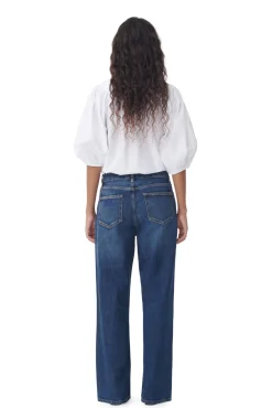 Best GANNI Izey-Jeans Dark Blue Vintage