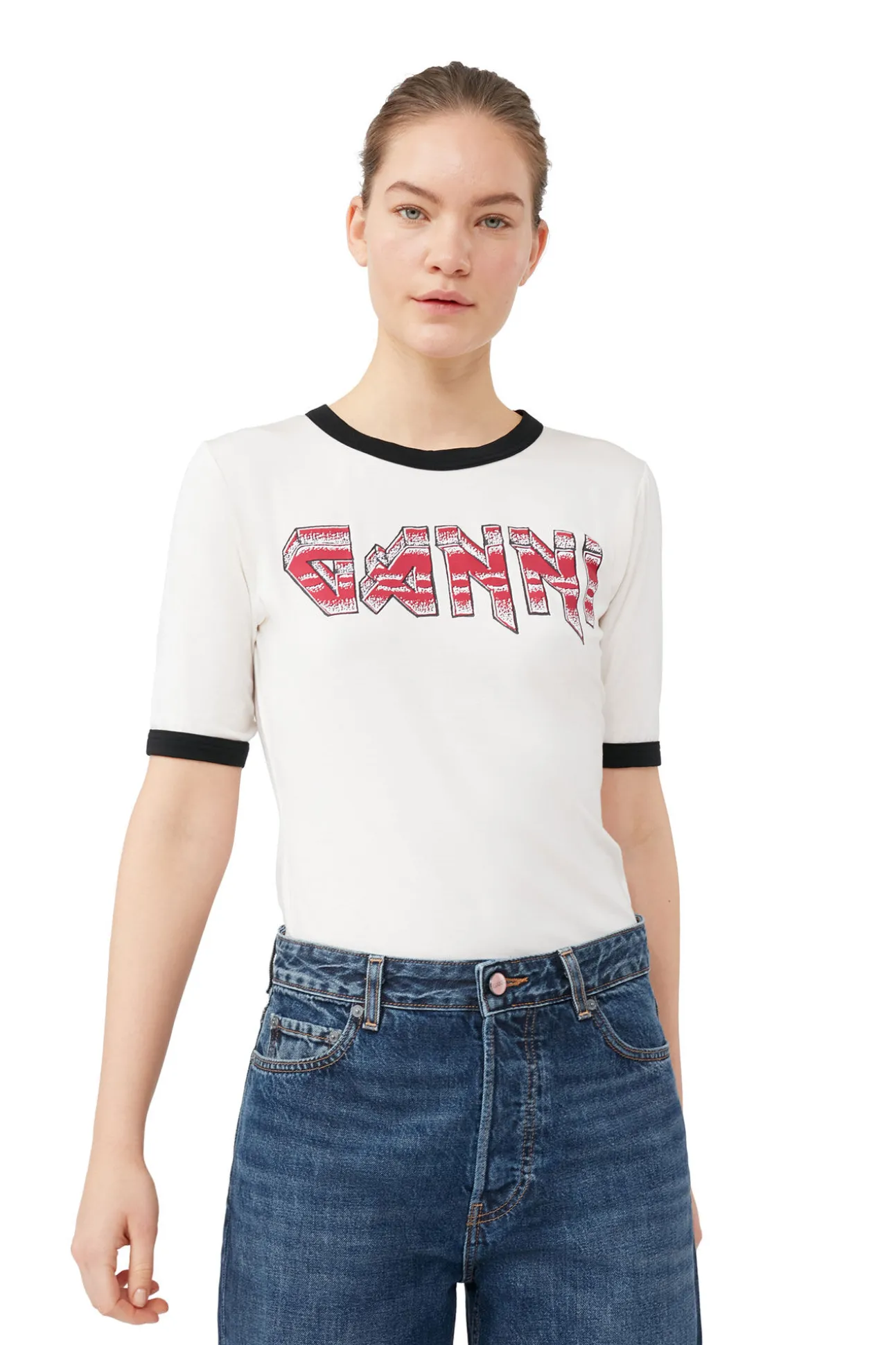 Best GANNI Izey-Jeans Dark Blue Vintage