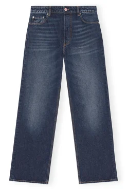 Best GANNI Izey-Jeans Dark Blue Vintage