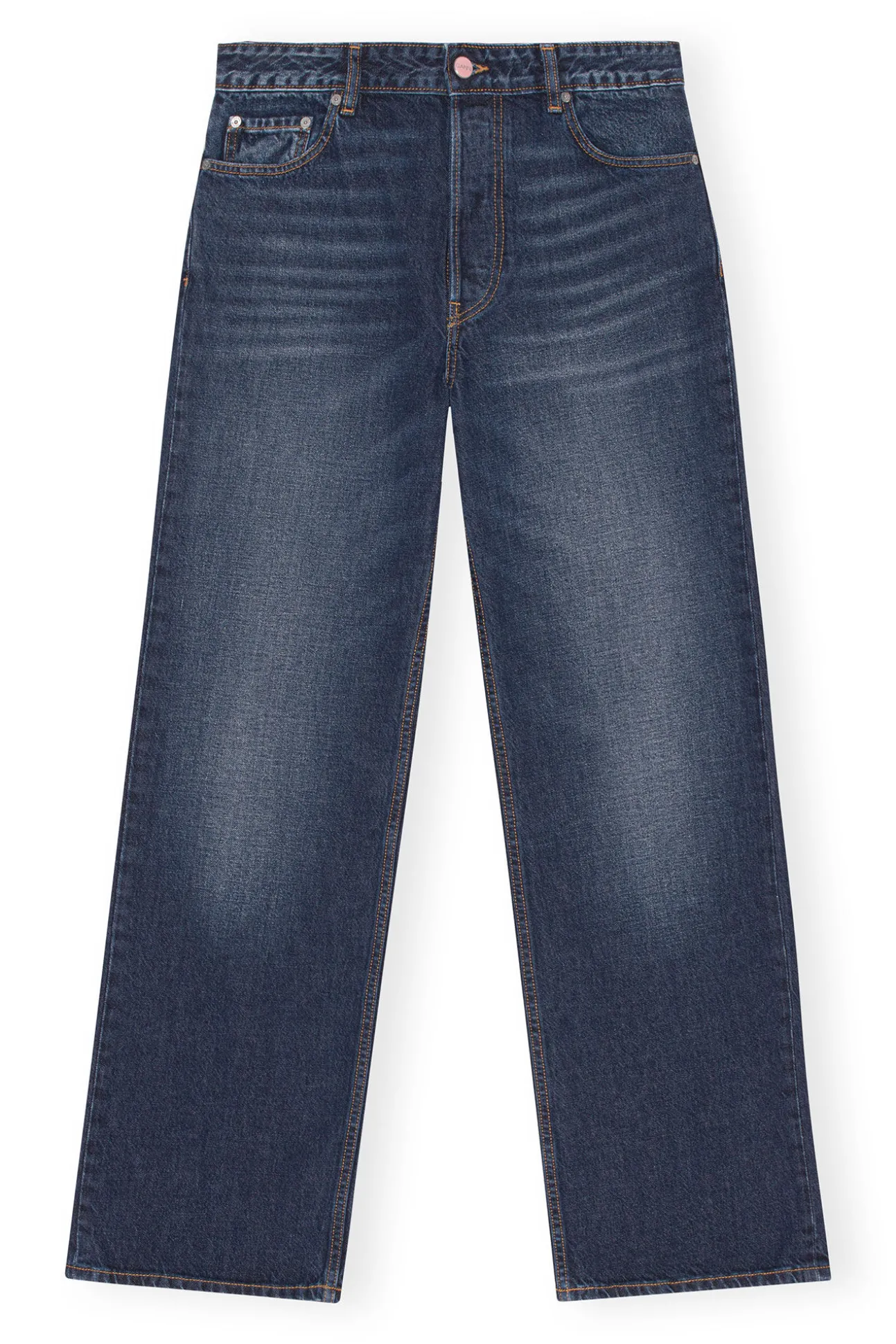 Best GANNI Izey-Jeans Dark Blue Vintage