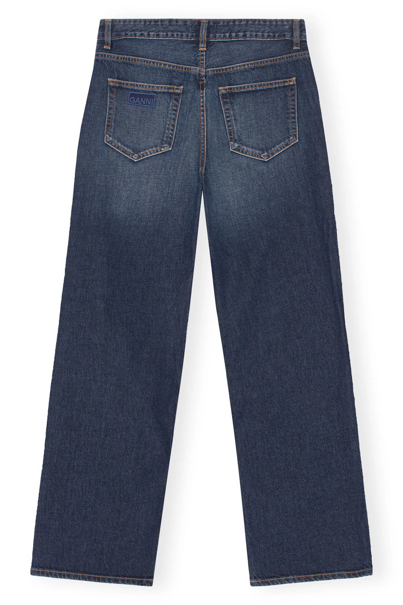 Best GANNI Izey-Jeans Dark Blue Vintage