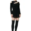 Hot GANNI Jacquard Jersey Blouse Black