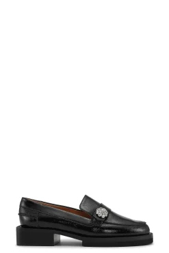 Best GANNI Jewel-Mokassins Black