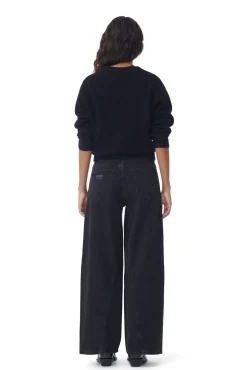 Clearance GANNI Jozey Jeans Washed Black/Black