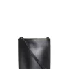 Shop GANNI Kleine Banner-Umhangetasche Black