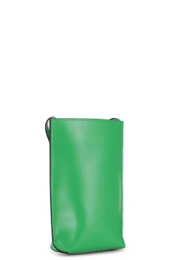Outlet GANNI Kleine Banner-Umhangetasche Kelly Green
